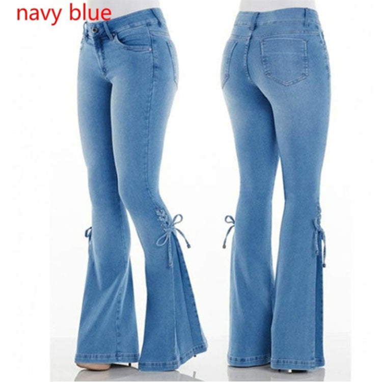 Fashionista Chic Denim Trousers – Comfortable Stretch Fit