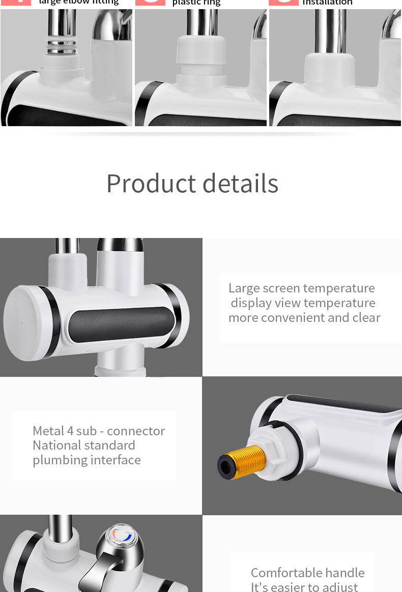 AquaHeat Instant Water Tap – Fast 5 Seconds Heating
