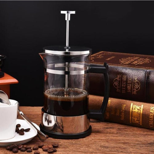 BrewMaster Coffee Maker – Durable Glass and Stainless Steel Design