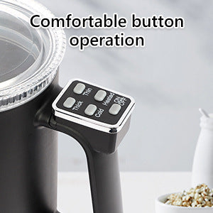 CoffeeCraft Double Electric Milk Frother – Hot And Cold Functionality